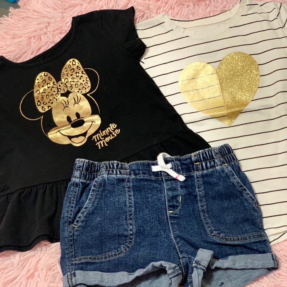 Cute black and white with gold bundle